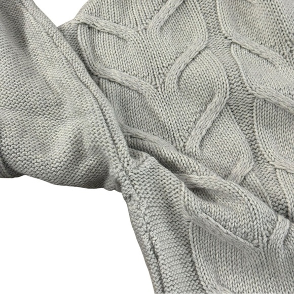 Artizia Wilfred Merino Wool Champeaux Sweater Size XXS Turtleneck Cableknit Grey - Picture 5 of 11